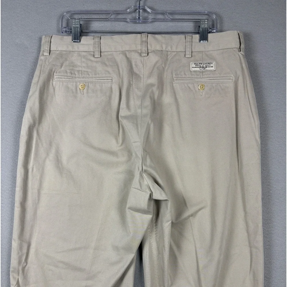 Polo Ralph Lauren Prospect Pant Chino Straight Leg 36x32 Tan Khaki